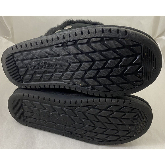 Koolaburra By Ugg Kinslei Black Suede Winter Snow Mid Calf Boot 1096443 … - Picture 8 of 11